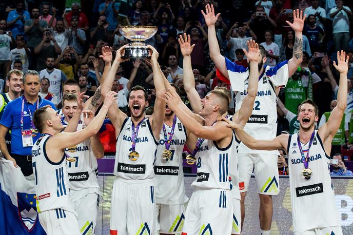 EuroBasket 2017 | Slovenija bo kot evropski prvak lovoriko prihodnje leto začela braniti v Kölnu in merila proti Berlinu. | Foto Vid Ponikvar