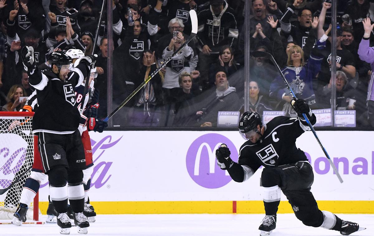 Anže Kopitar | Izjemno skromne so predstave Los Angeles Kings v tej sezoni. Na 12 tekmah so zmagali le trikrat. | Foto Getty Images