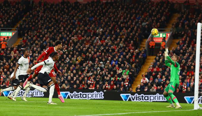 Cody Gakpo je zadel za vodstvo Liverpoola z 2:1. | Foto: Reuters