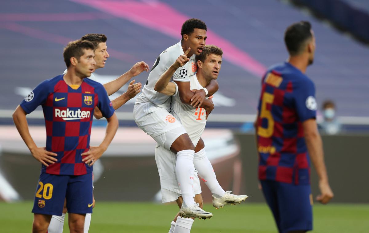 Barca - Bayern | Thomas Müller je v tej sezoni za Bavarce dosegel 14 zadetkov, temu pa dodal še norih 26 asistenc. | Foto Reuters