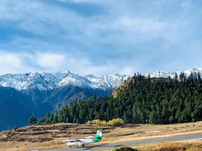 Letalo Tara Airlines, DHC-6, Simikot, Nepal, 1. december 2021.  | Foto: Reuters