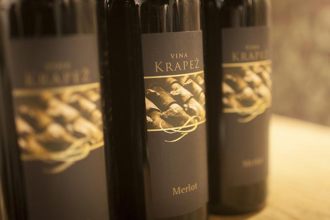 Krapežev merlot je po mnenju mnogih najboljši merlot v Sloveniji. | Foto: Bojan Puhek