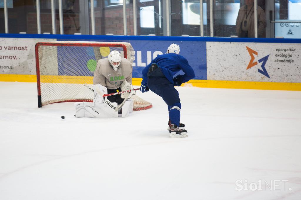 slovenska hokejska reprezentanca trening pred SP 2019