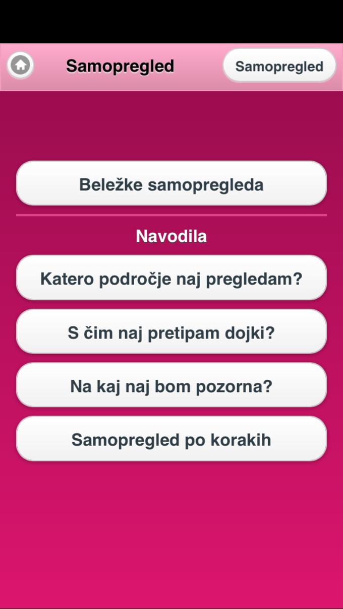 Rak dojk mobilna aplikacija Breast Test | Foto: 