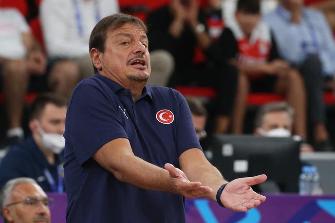 Ergin Ataman Turčija | Ergin Ataman je tudi po drugi tekmi EuroBasketa izrazil razočaranje nad dogajanjem v Gruziji. | Foto Guliverimage