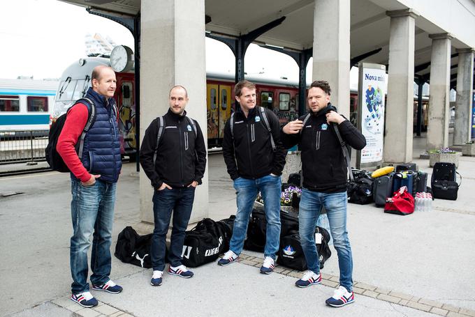 Aleš Burnik (drugi z leve) in Gaber Glavič bosta moči združila tudi v klubu. | Foto: Vid Ponikvar