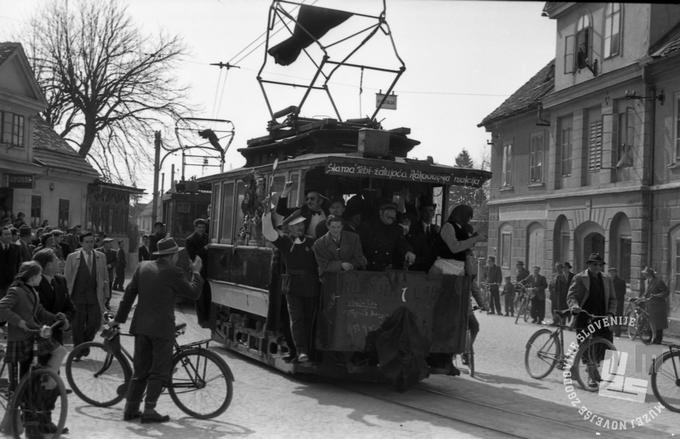 tramvaj po vojni | Foto: Svetozar Guček, hrani: MNZS