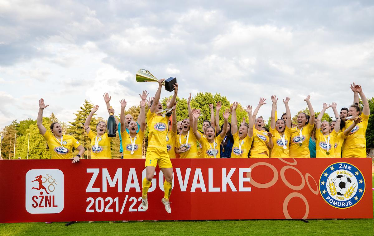 Nona Pomurje Beltinci : Olimpija | Za slovenske prvakinje je že konec sanj o ligi prvakinj. | Foto Blaž Weindorfer/Sportida