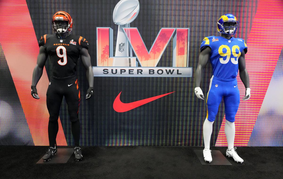 Super Bowl | Prvič Cincinnati Bengals ali drugič Los Angeles Rams? Odgovor bo znan v ponedeljek okoli štirih zjutraj. | Foto Guliver Image