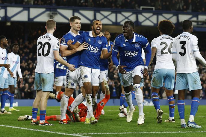 Everton Amadou Onana | Amadou Onana je postavil končni rezultat na tekmi v Liverpoolu med Evertonom in Crystal Palace. | Foto Reuters