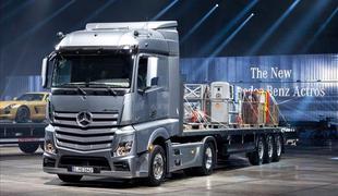 Novi težkokategornik mercedes-benz actros je prišel v Slovenijo