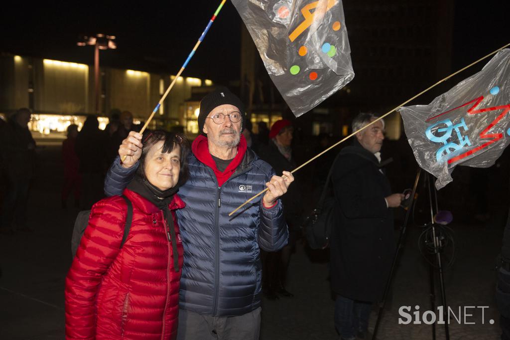 Petkovi kolesarski protesti, Milan Kučan, Matjaž Hanžek