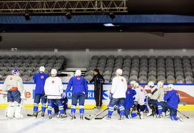 slovenska hokejska reprezentanca trening