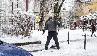 Marsikje sneg do nižin, napovedujejo ga več kot 25 centimetrov