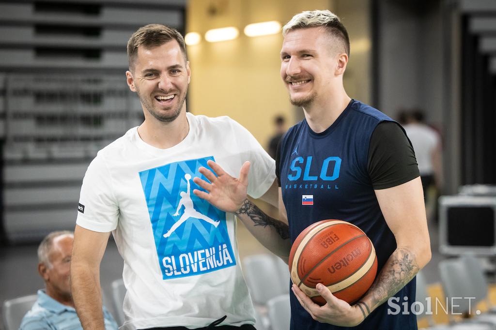 slovenska košarkarska reprezentanca trening