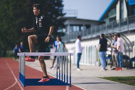 trening Kranj smučarski skakalci Žak Mogel