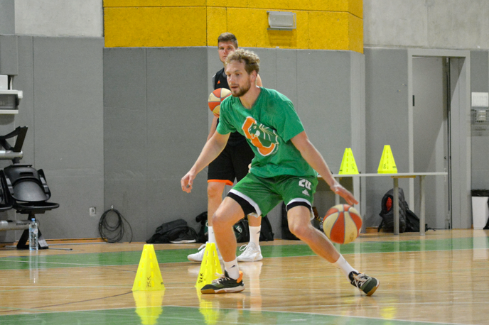 Jaka Blažič in Edo Murić | Foto Cedevita Olimpija Ljubljana