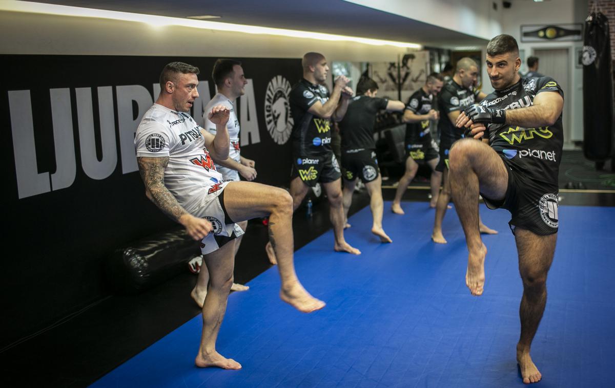 WFC Trening | Alžirec Mourad Derbal se bo od aktivne športne poti poslovil proti Denisu Porčiču. | Foto Bojan Puhek