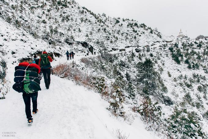 Poroka bazni tabor Everest | Foto: www.instagram.com/charletonchurchill