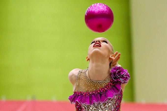 Povratnica po poškodbi Aleksandra Podgoršek v Bakuju nastopa le v dveh disciplinah. | Foto: Matic Klanšek Velej/Sportida