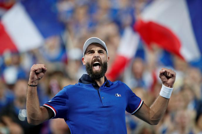 Benoit Paire | Francoz je napredoval v naslednji krog turnirja v Gstaadu. | Foto Guliver/Getty Images