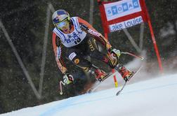 Kanadčanu trening v Beaver Creeku, Slovenci zadržani