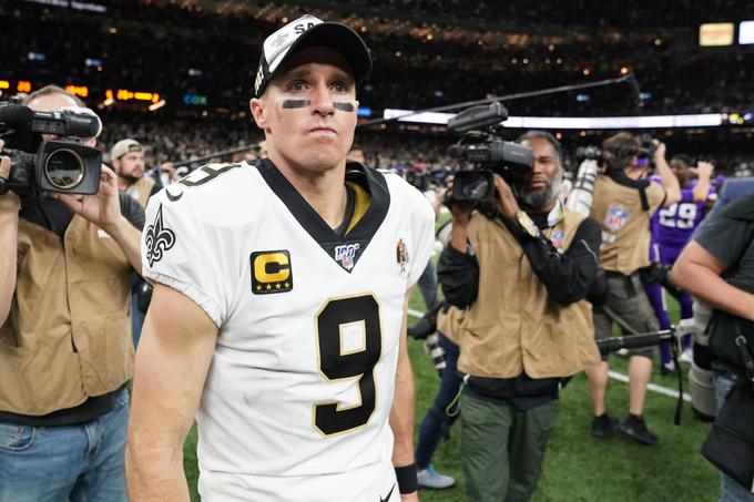 New Orleans Saints je izpadel po domači tekmi proti Minnesota Vikings. | Foto: Reuters