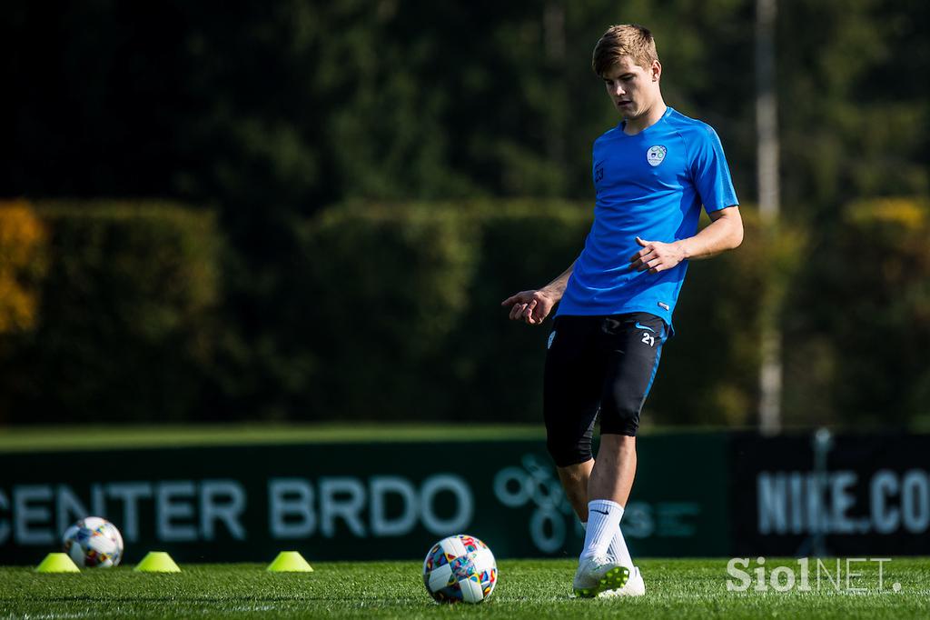 Slovenska nogometna reprezentanca Trening Brdo