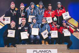 Kranjska Gora, podelitev medalj s SP v Planici