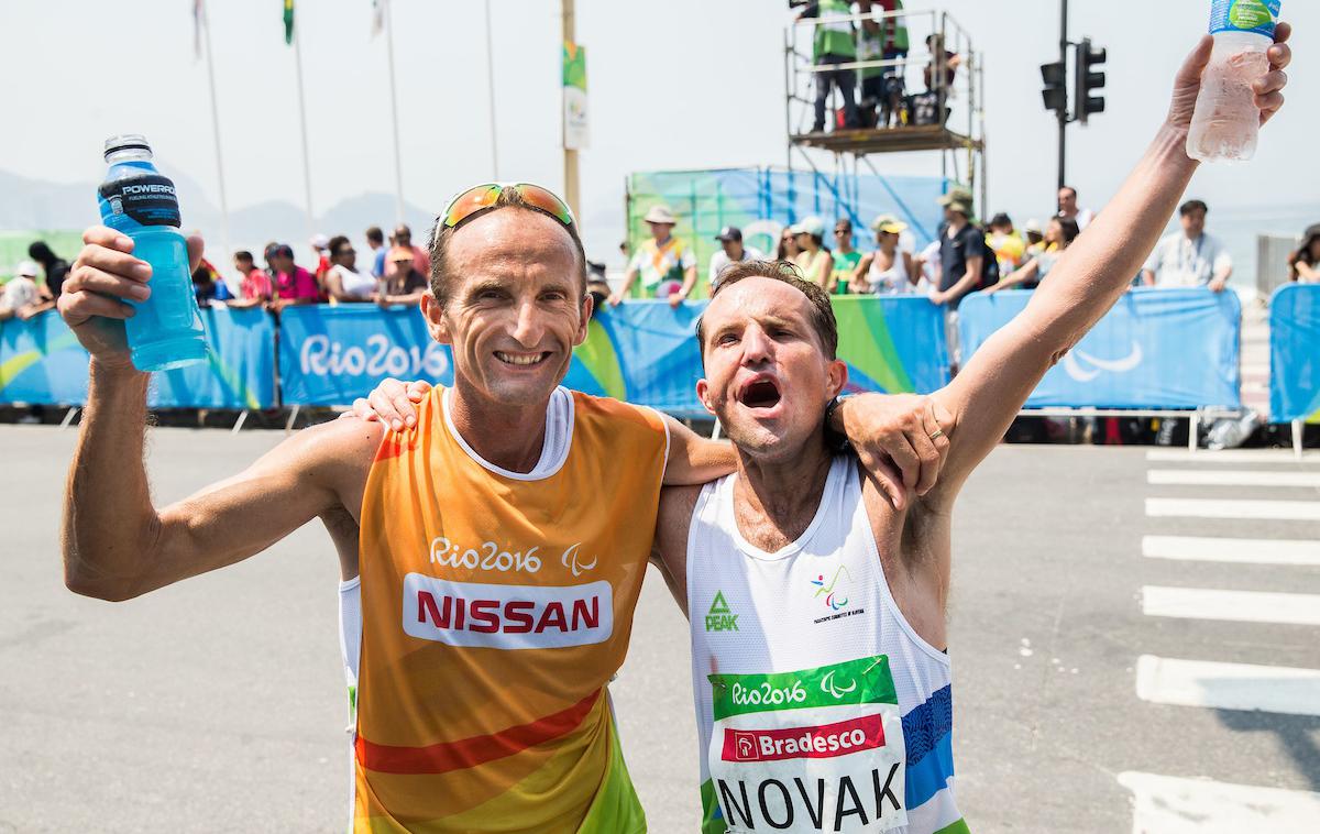 Roman Kejžar, Sandi Novak | Sandi Novak, na fotografiji v družbi Romana Kejžarja, je končal športno pot. | Foto Vid Ponikvar