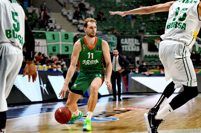 KK Cedevita Olimpija : Bursaspor, EuroCup | Jaka Blažič je dosegel 20 točk. | Foto KK Cedevita Olimpija/Tine Ružič