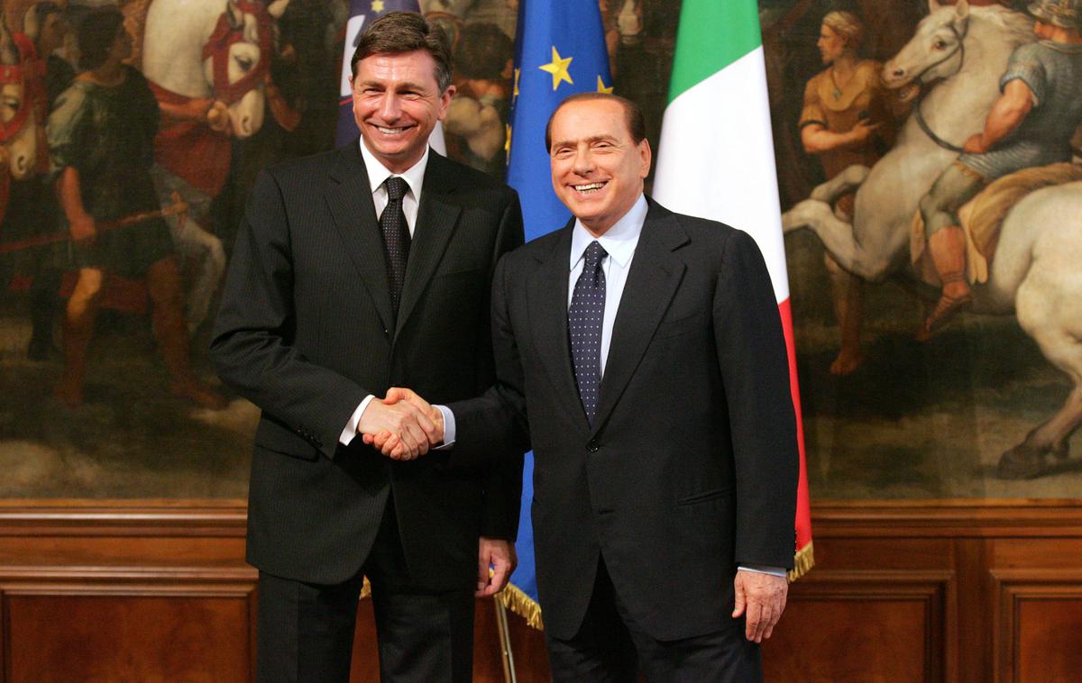 Borut Pahor, Silvio Berlusconi | Slovenska manjšina je z dekretom ohranila obseg sredstev, ki jih je sicer prejemala skladno z zaščitnim zakonom.  | Foto Guliverimage