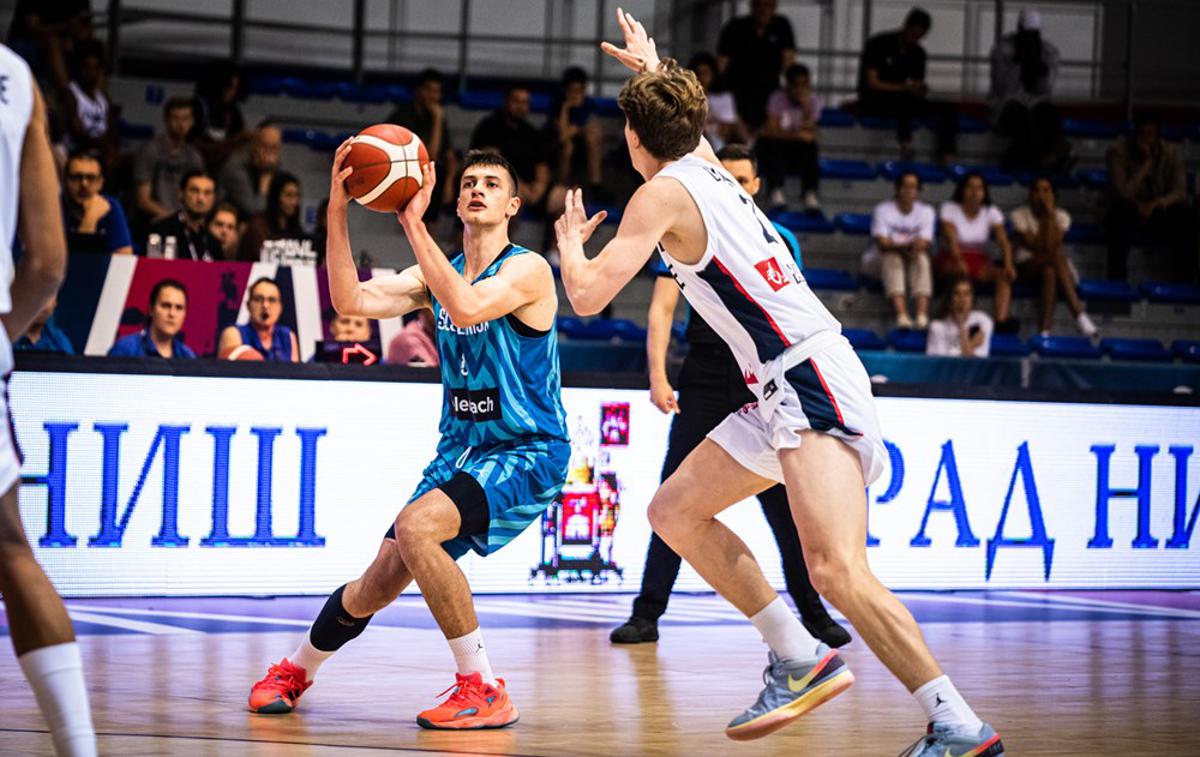 U18 Slovenija Francija  Rok Popovič | Rok Popovič | Foto FIBA