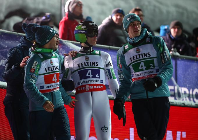 Slovenski orli Oberstdorf SP | Foto: Reuters