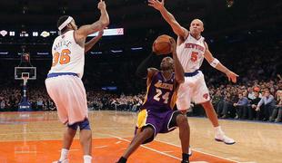 Nič več mogočni Lakers - proti Knicks 14. poraz