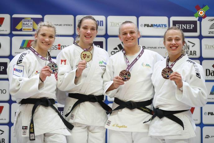 Anka Pogačnik | Slovenska judoistka Anka Pogačnik je zmagovalka tekme evropskega pokala v Pragi v kategoriji do 70 kg.