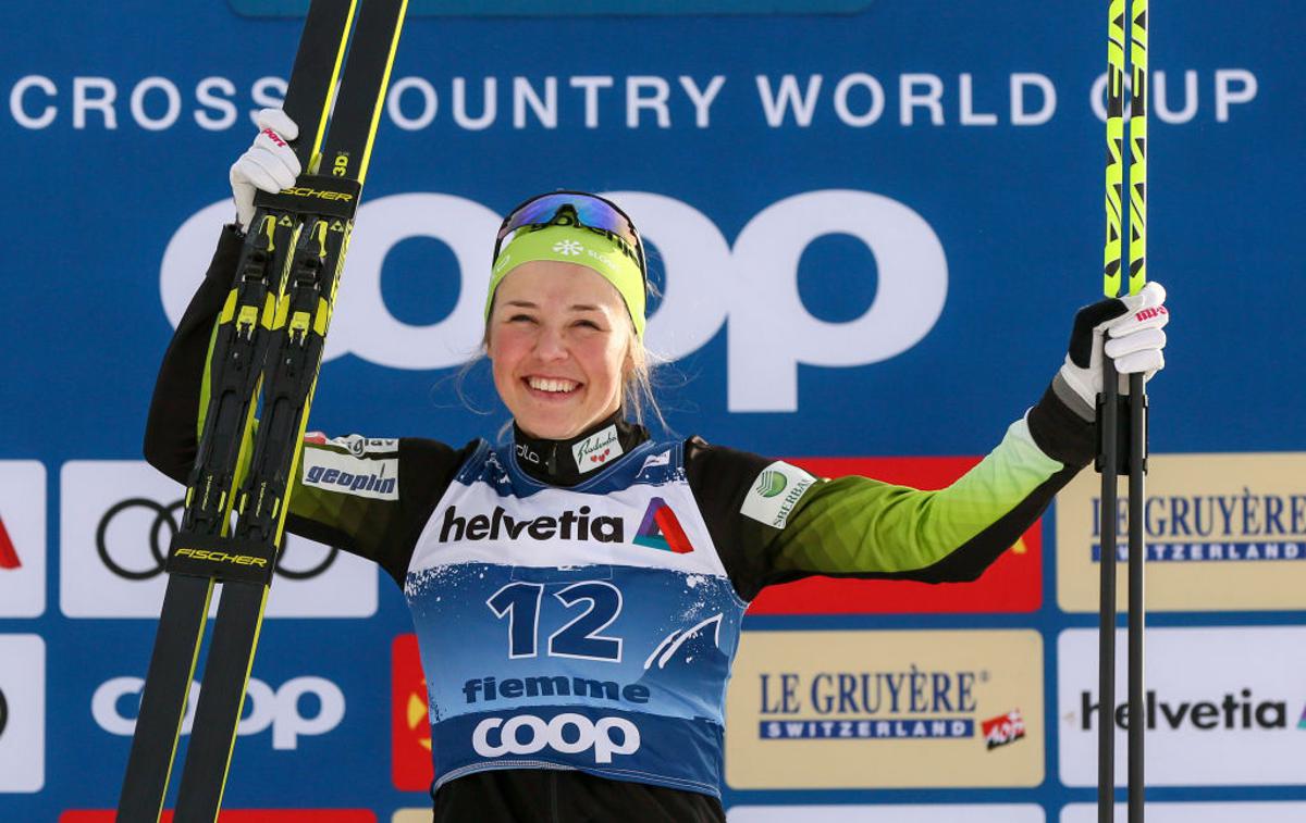 Anamarija Lampič | Anamarija Lampič je v zadnji sezoni štirikrat stala na stopničkah. Od tega je dvakrat zmagala ter skupno v šprintu zasedla tretje mesto. | Foto Gulliver/Getty Images