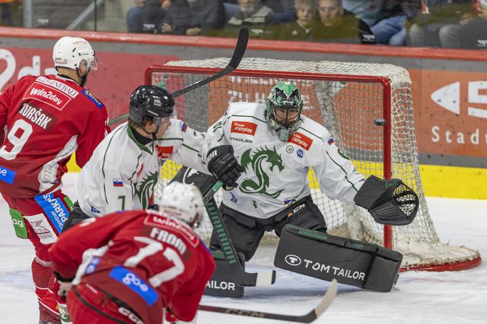 HK Olimpija Ljubljana | Olimpija je zabeležila še drugo zmago na uvodu v sezono. | Foto EC-KAC/Wolfgang Jannach