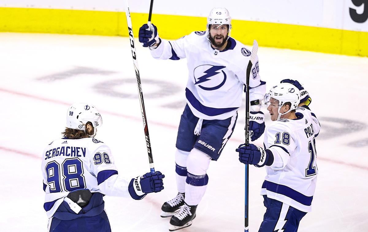 Tampa Bay Lightning | Hokejisti Tampe so si priigrali dva zaključna ploščka. | Foto Getty Images