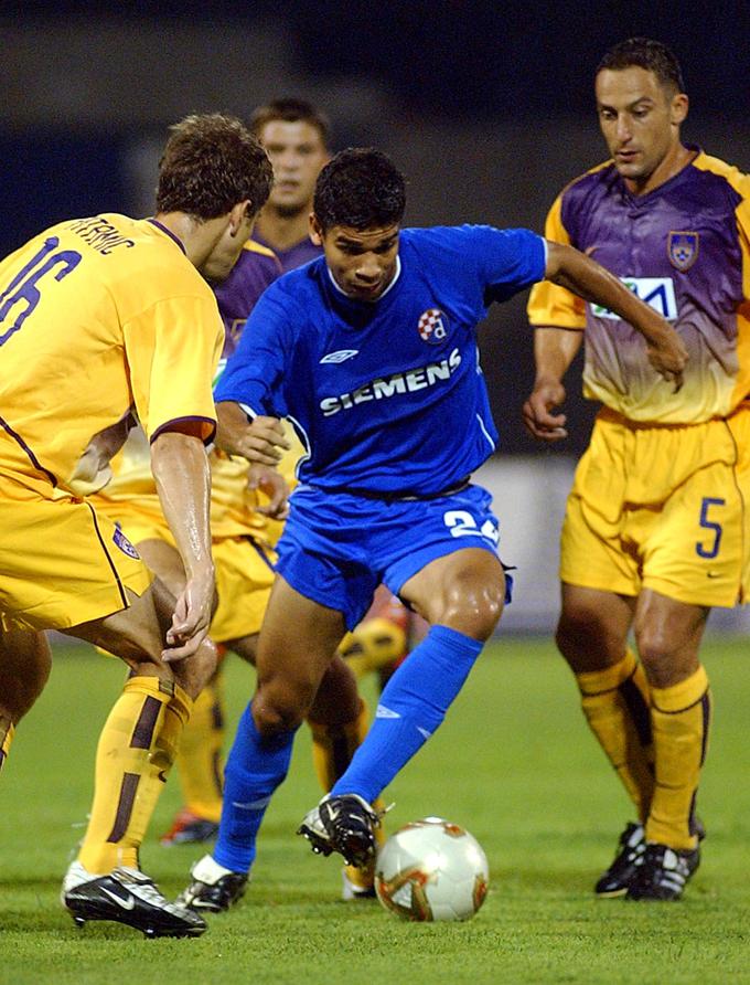 Eduardo da Silva se je v dresu Dinama v kvalifikacijah za evropskega tekmovanja meril tudi z Mariborom. | Foto: Reuters