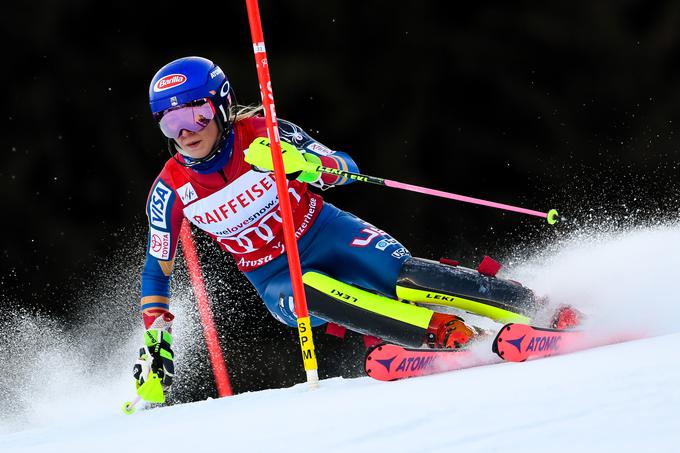 Mikaela Shiffrin: daleč od rekorda Tine Maze, a več kot dovolj za drugi globus. | Foto: Getty Images