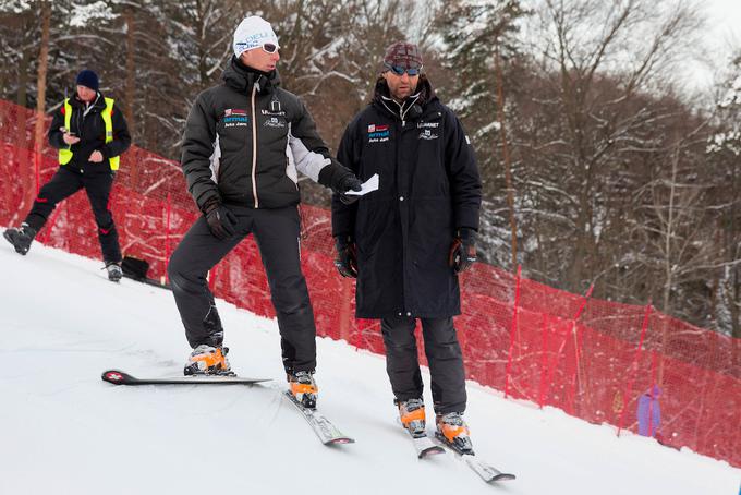 Livio Magoni in Andrea Massi: italijanski tandem, ki je na progi skrbel za Tino Maze. | Foto: Sportida