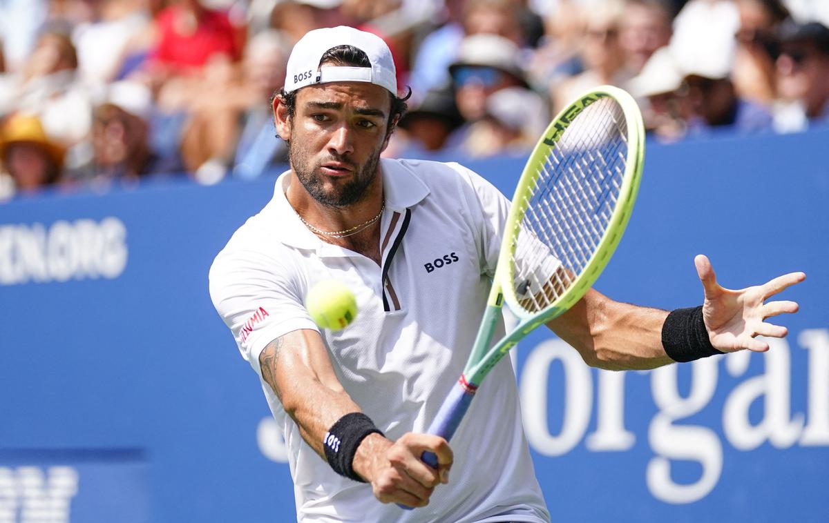 OP ZDA Matteo Berrettini | Drugi nosilec turnirja v Firencah Matteo Berrettini se je poslovil v drugem krogu.  | Foto Reuters