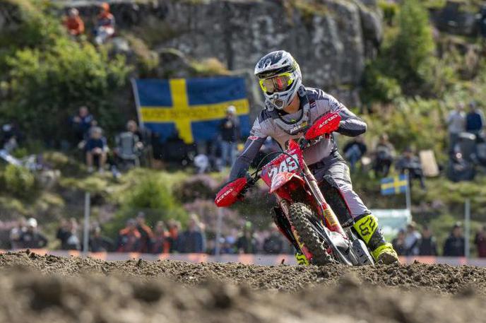 Tim Gajser Švedska Honda | Tim Gajser je v soboto popoldne dobil kvalifikacijsko dirko. | Foto Honda Racing/ShotbyBavo