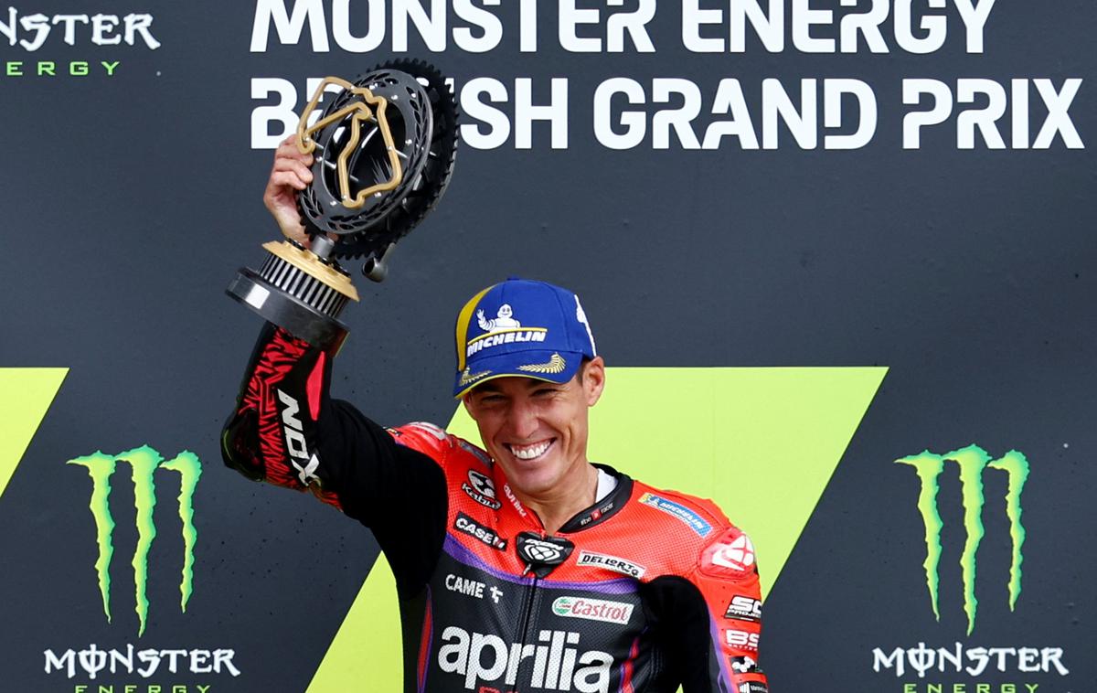 Aleix Espargaro | Aleix Espargaro je do zmage prišel v zadnjem krogu. | Foto Reuters