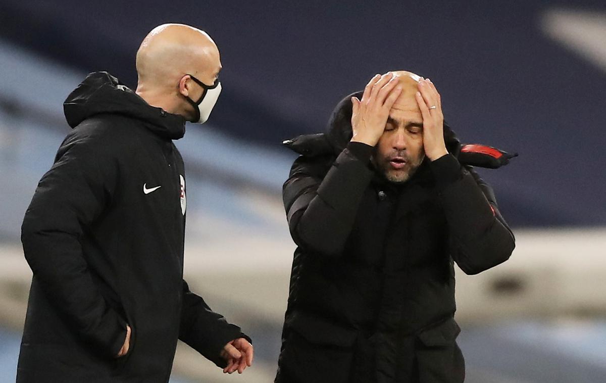 Josep Guardiola Manchester City WBA | Josep Guardiola je Manchester City zanesljivo popeljal v osmino finala lige prvakov, v angleškem prvenstvu pa mu ne gre najbolje, saj je še daleč od vrha. | Foto Reuters