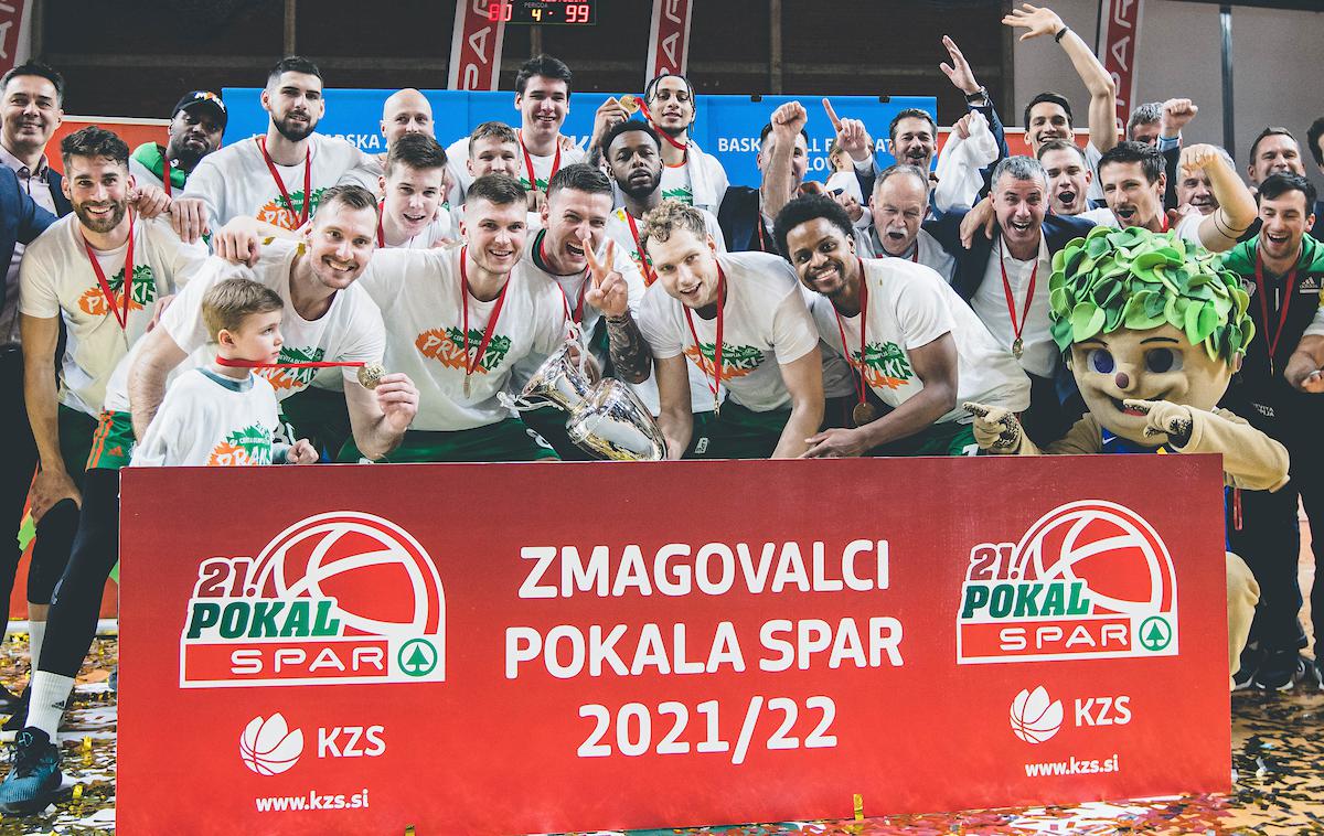 Cedevita Olimpija pokal Spar | Košarkarji Cedevite Olimpije so osvojili pokalni naslov. | Foto Grega Valančič/Sportida