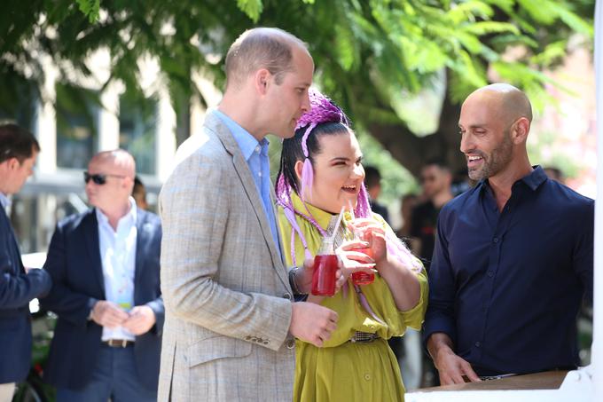 Princ William, Netta Barzilai | Foto: Reuters