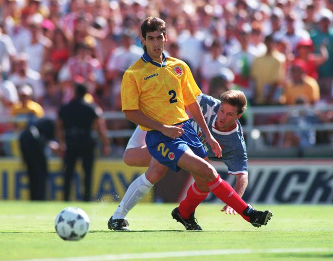 Andres Escobar je dosegel avtogol na srečanju z ZDA. | Foto: Guliverimage/Getty Images