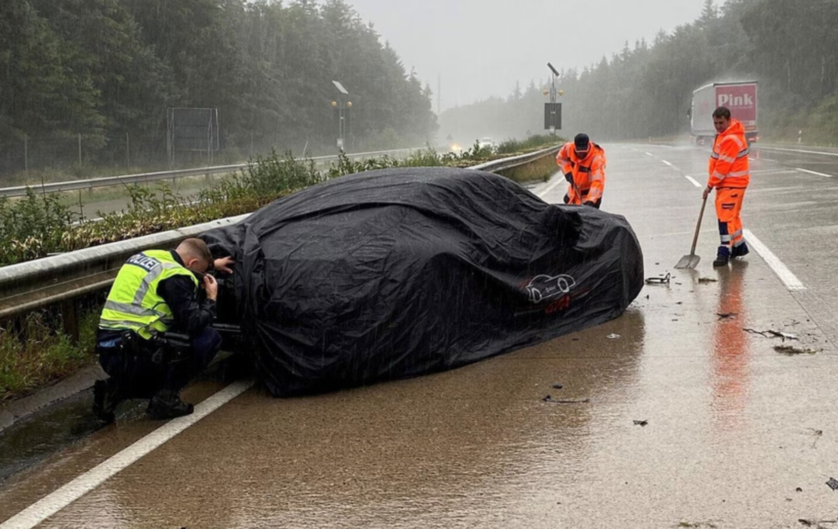 nesreča prototip Nemčija Autobahn | Foto Policija Kaiserslauten